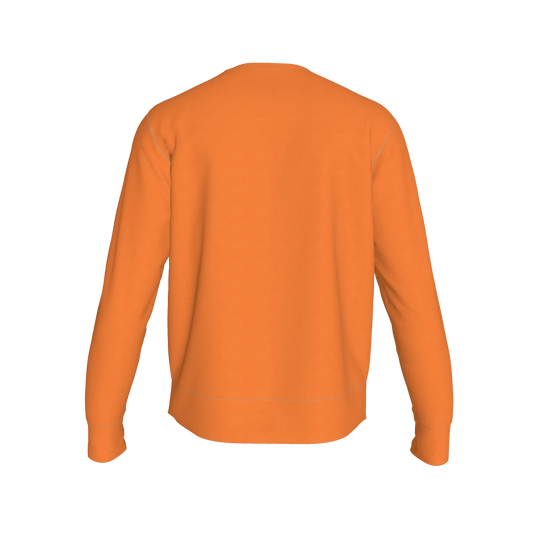 Orange Tailored Crewneck Sweatshirt