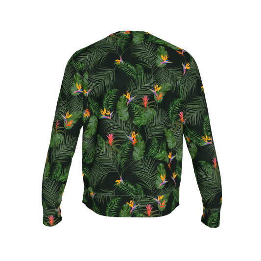 Tailored Crewneck Sweatshirt – Tropical Rebel Print