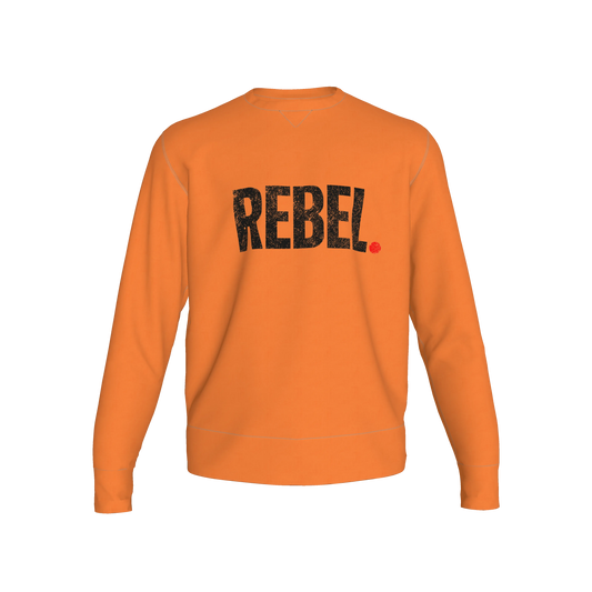 Orange Tailored Crewneck Sweatshirt