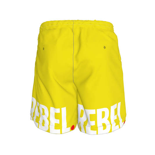 Boardshorts Yellow – 7" Inseam, Lightweight Cotton Poplin