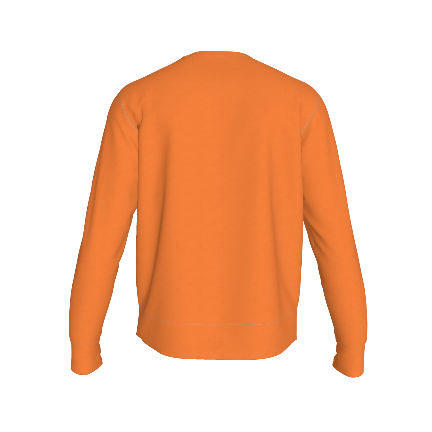Orange Tailored Crewneck Sweatshirt