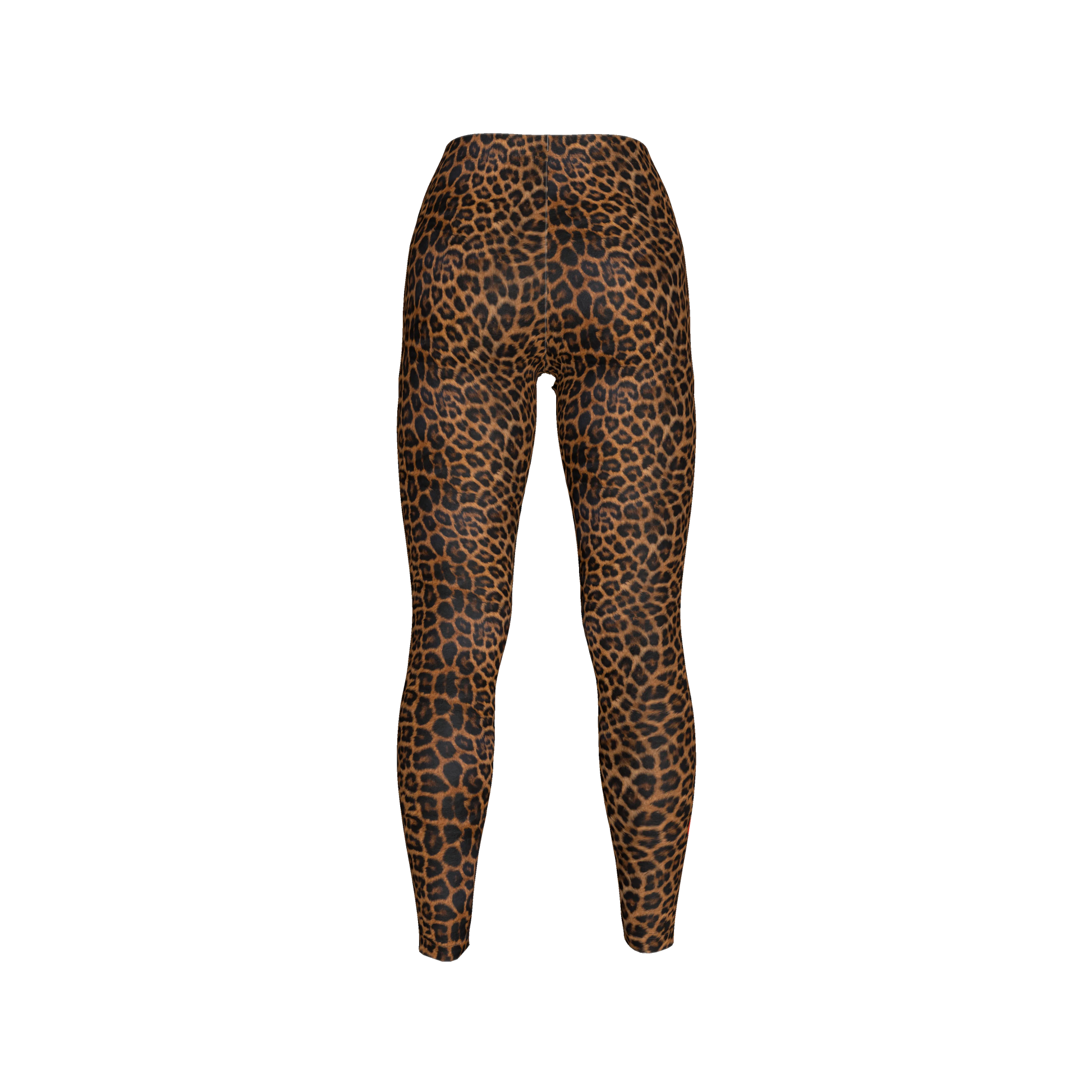 Leopard Print Rebel Leggings in Stretch Cotton Jersey