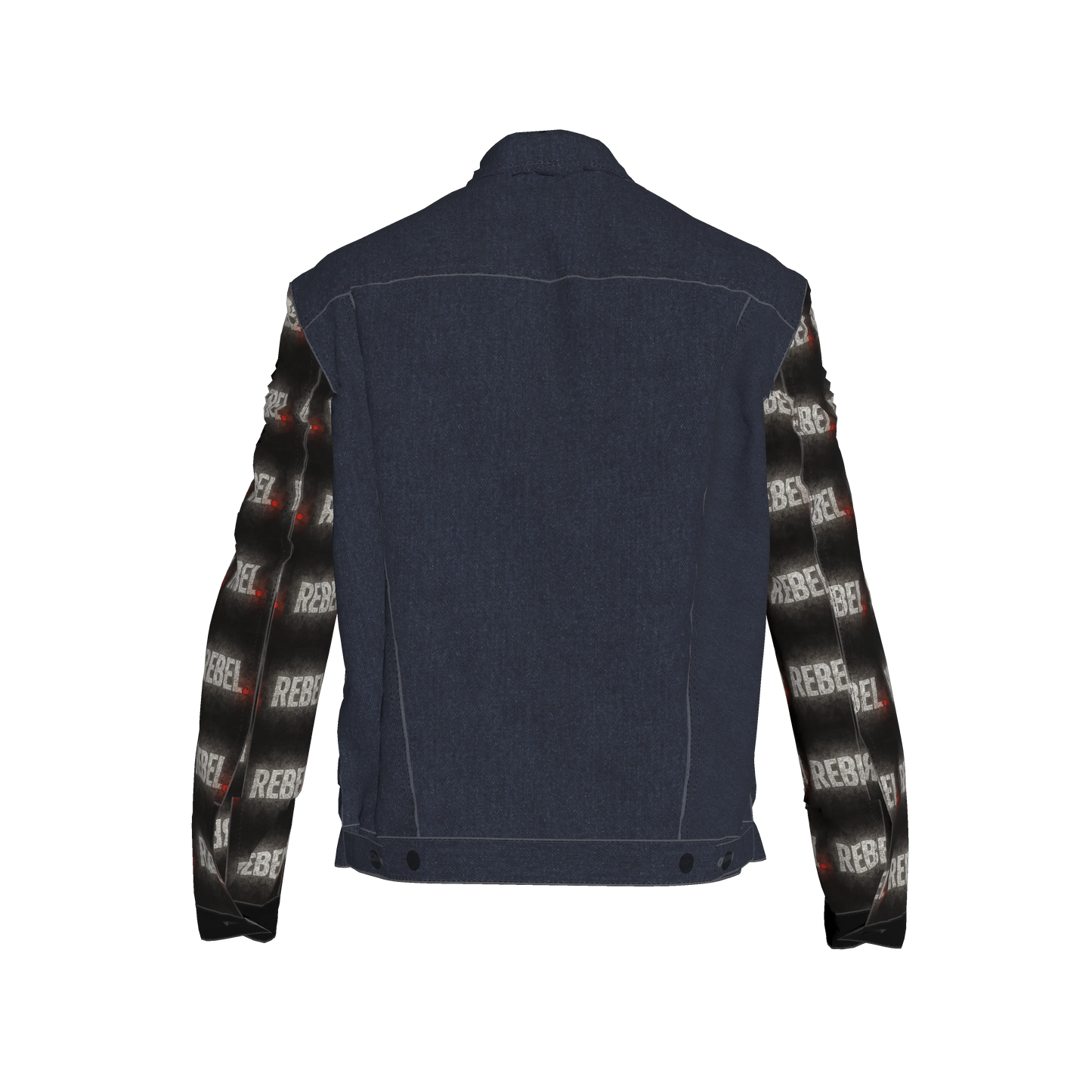 Denim Rebel Sleeves Men's Jean Jacket