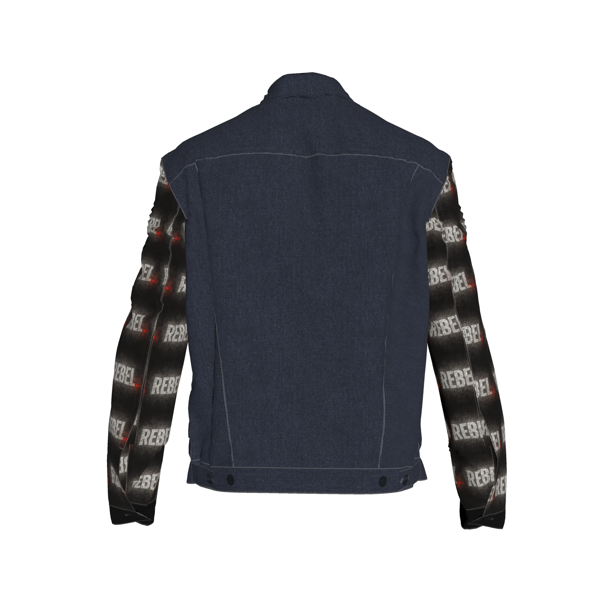 Denim Rebel Sleeves Men's Jean Jacket