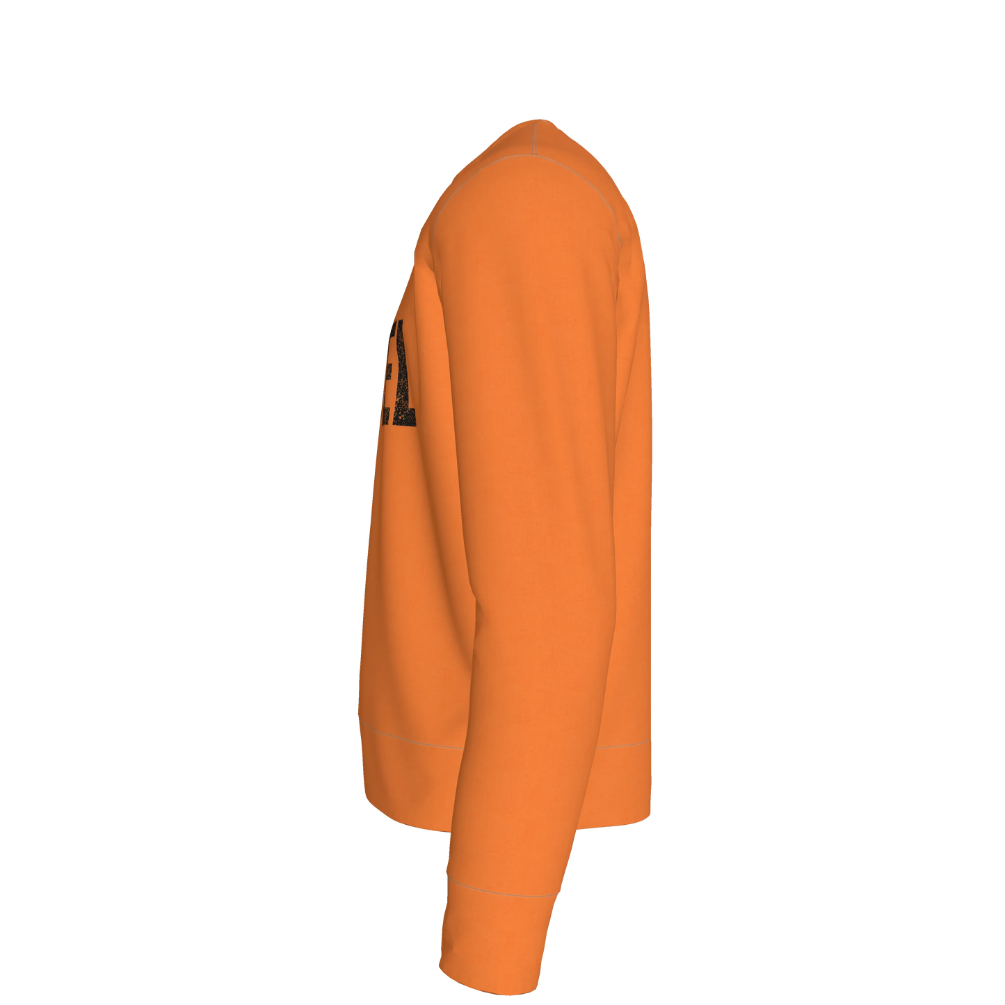 Orange Tailored Crewneck Sweatshirt
