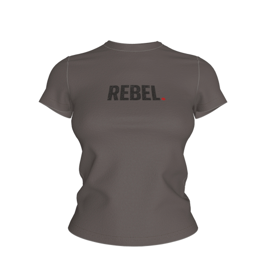 REBEL Baby T-shirt in Lightweight Stretch Cotton Jersey