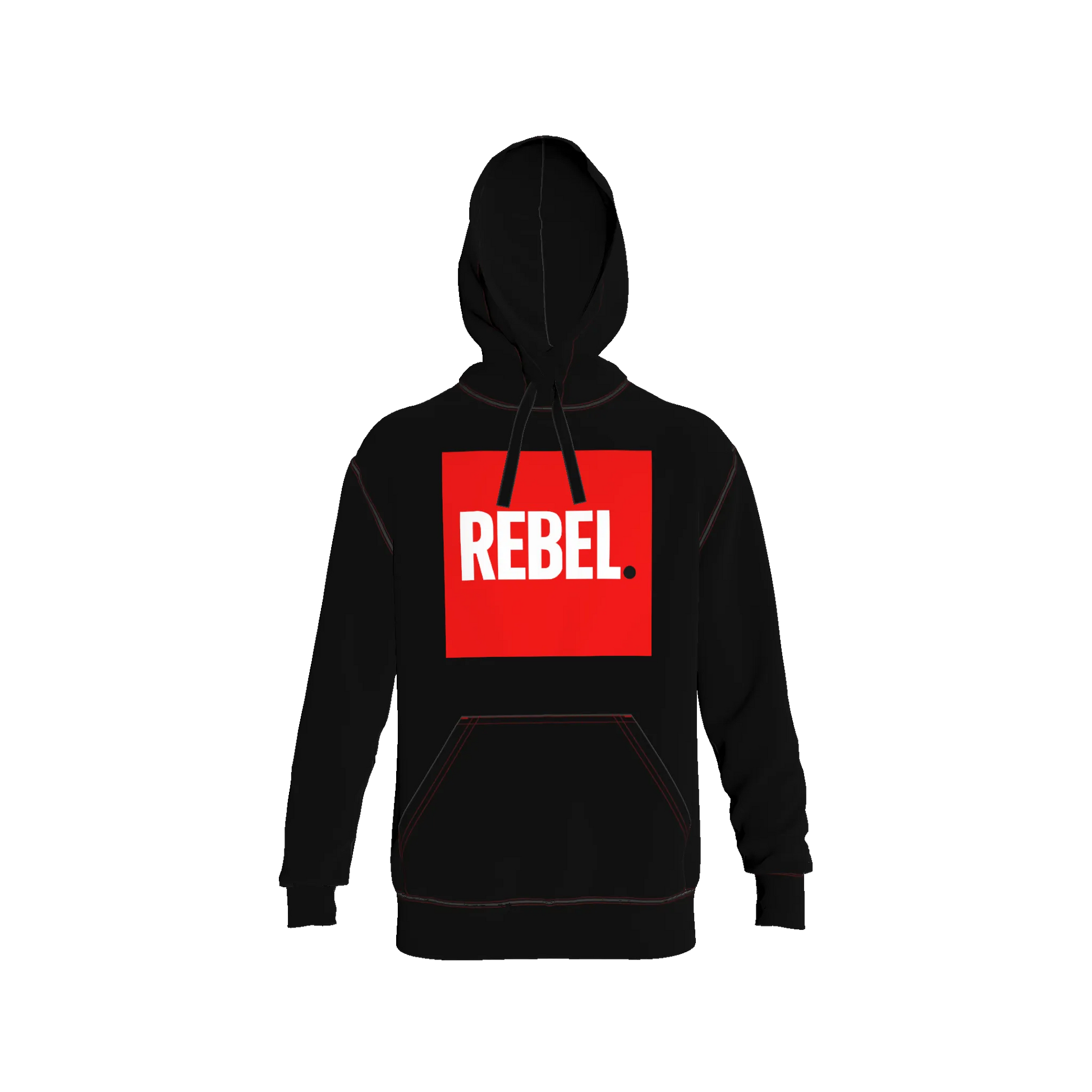 Hoode - Printed Red Basic Hoodie