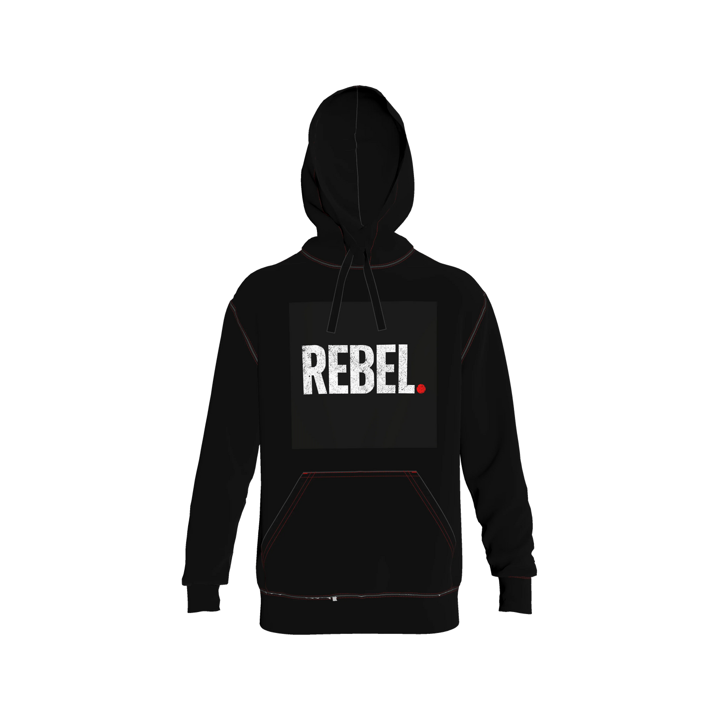 REBEL (dot) Print - Organic Cotton Hoodie - Print