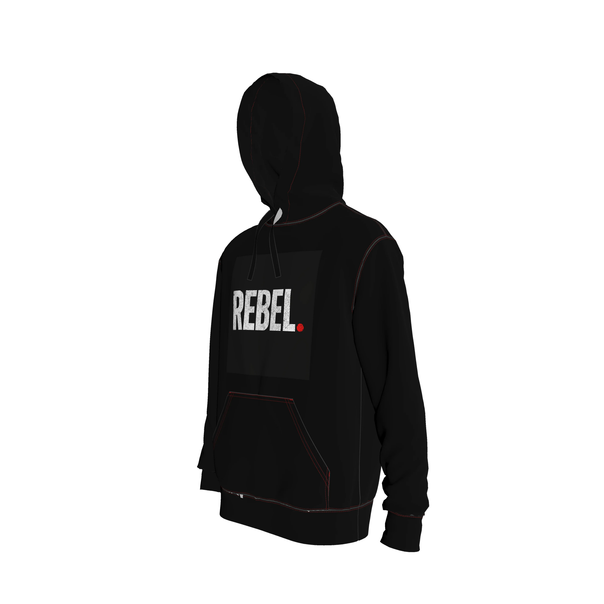 REBEL (dot) Print - Organic Cotton Hoodie - Print