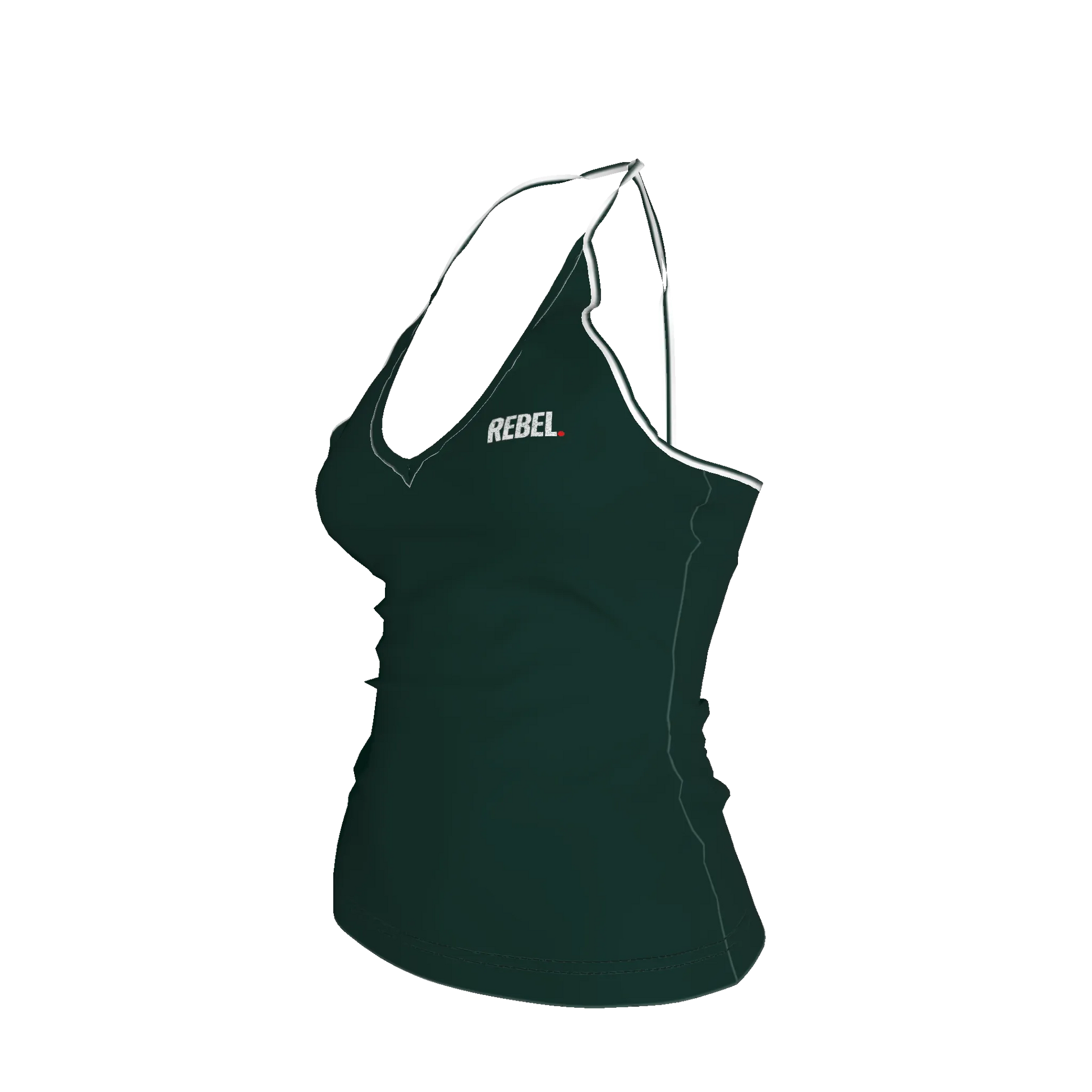 Knit Haltertop in Lightweight Organic Cotton