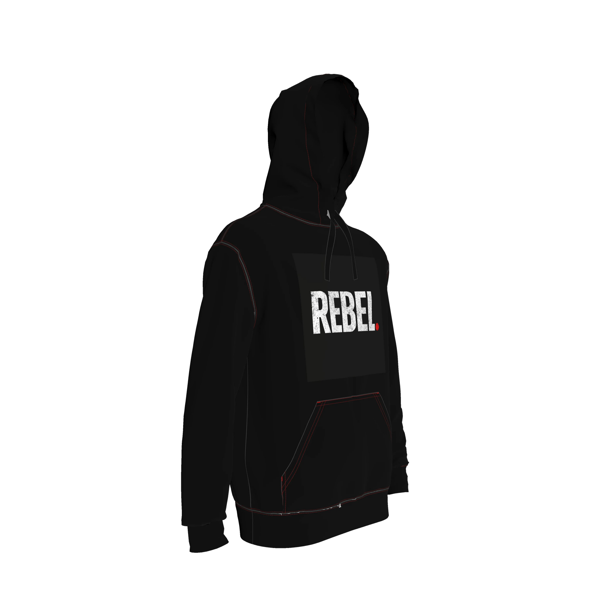 REBEL (dot) Print - Organic Cotton Hoodie - Print