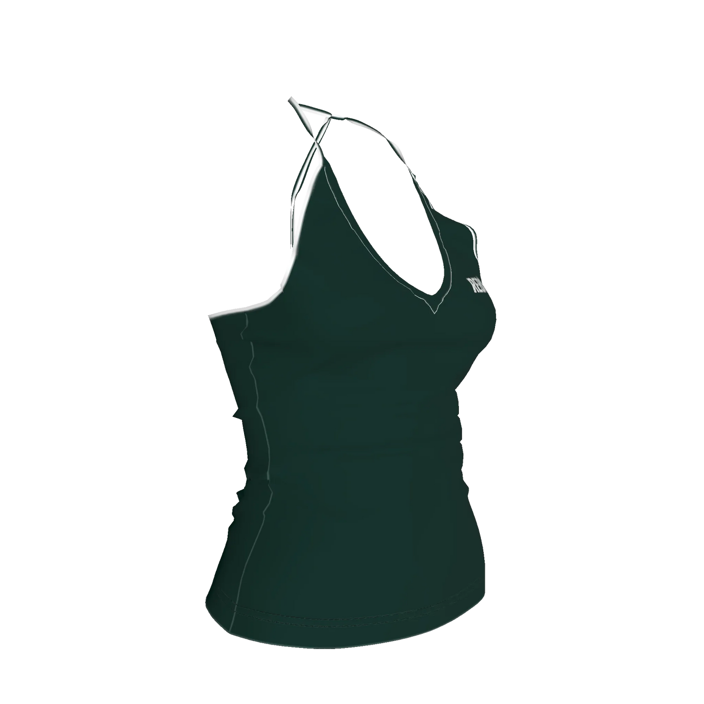 Knit Haltertop in Lightweight Organic Cotton