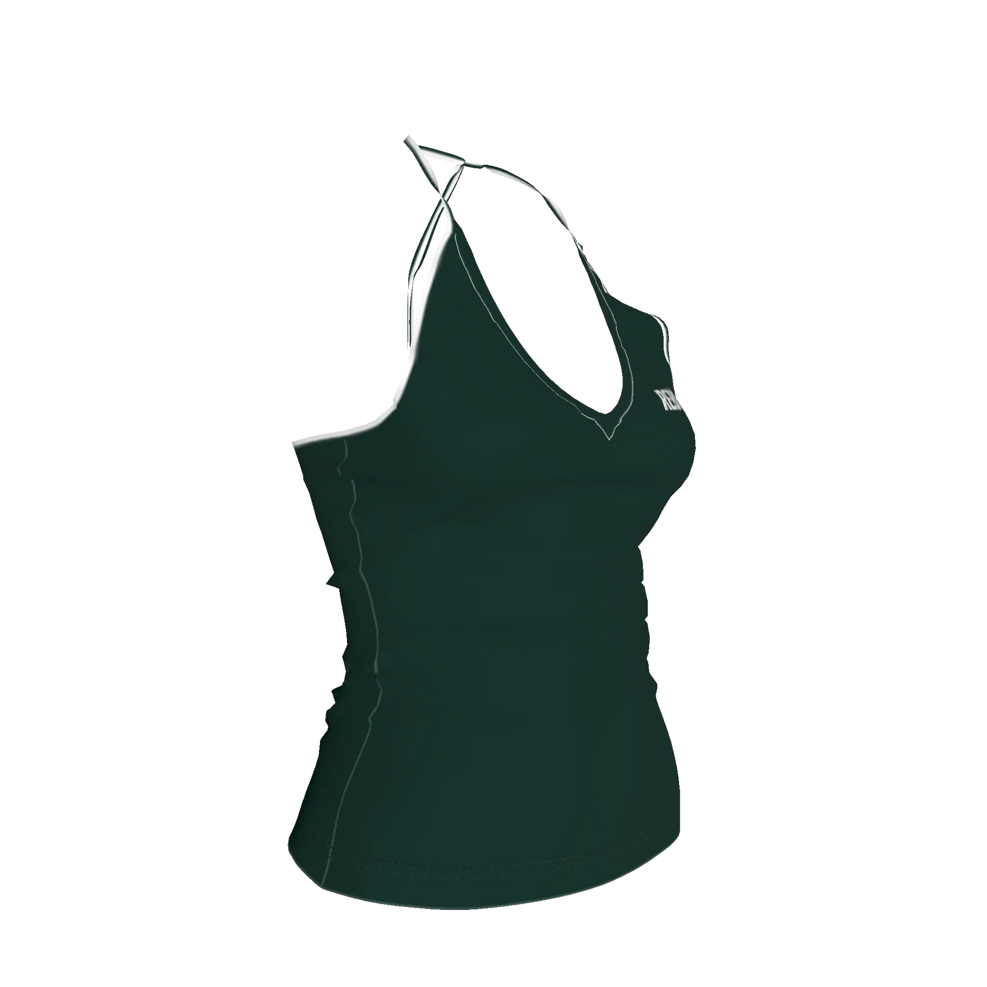 Knit Haltertop in Lightweight Organic Cotton