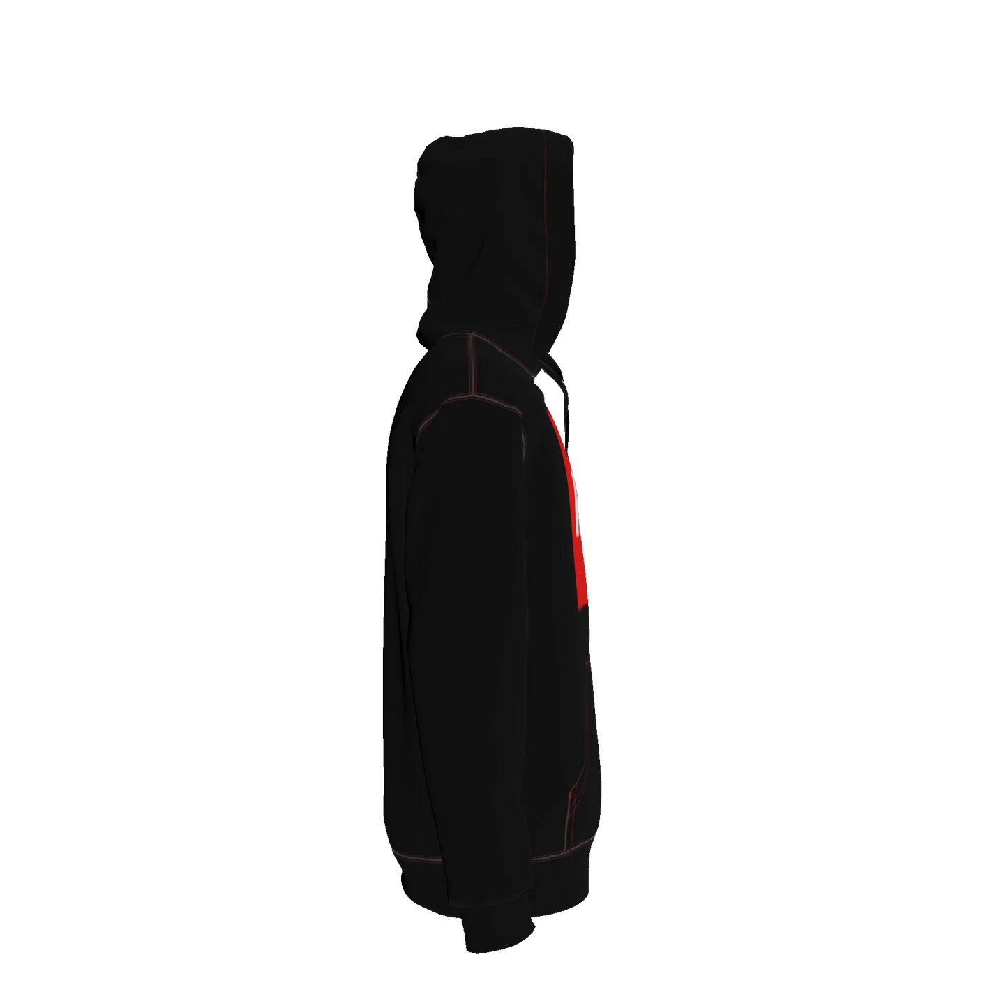 Hoode - Printed Red Basic Hoodie