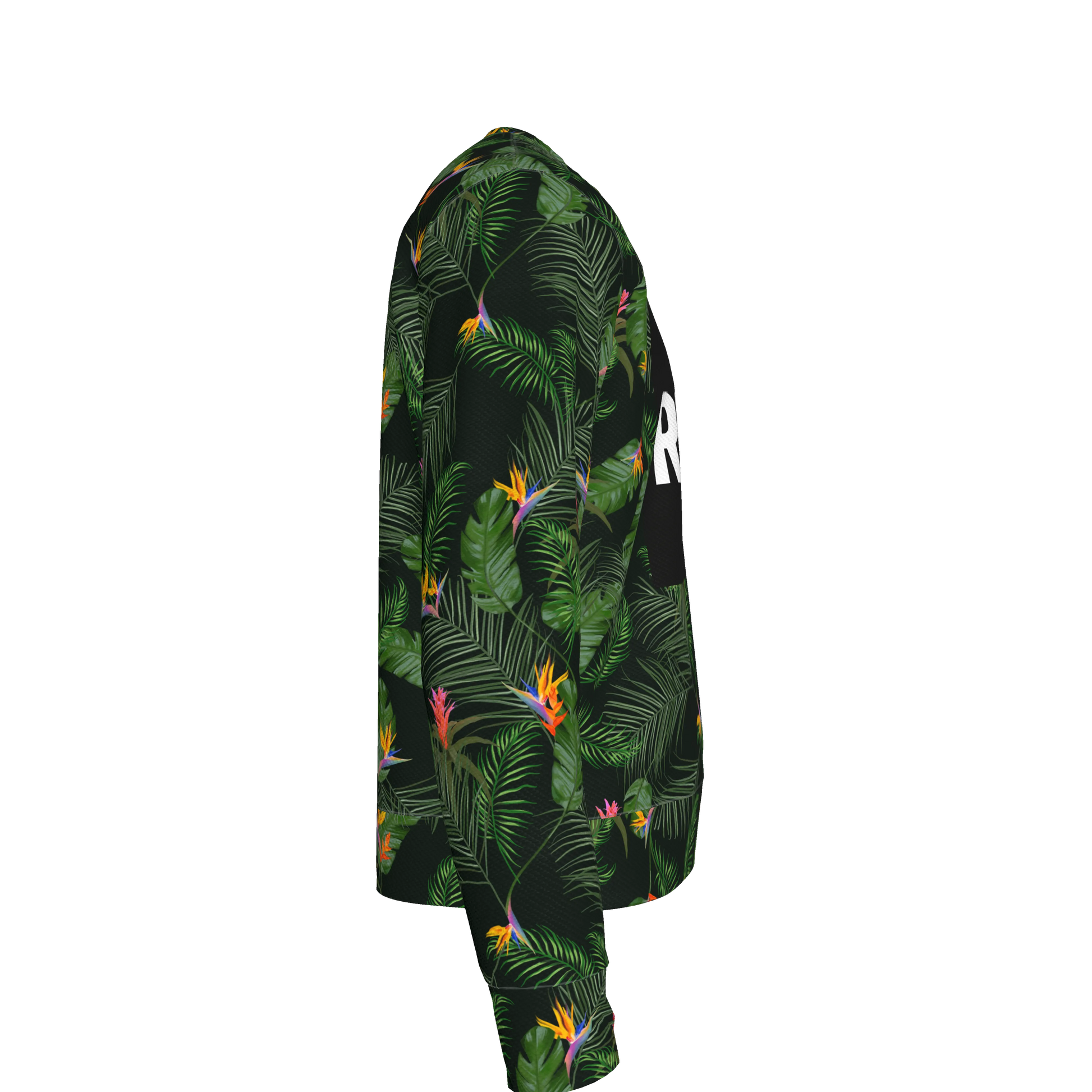 Tailored Crewneck Sweatshirt – Tropical Rebel Print